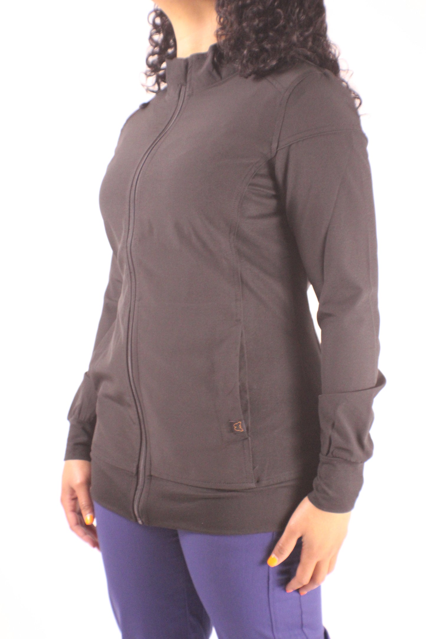 MONARCH WOMEN’S PREMIUM STRETCH ZIPPERED WARM-UP JACKET